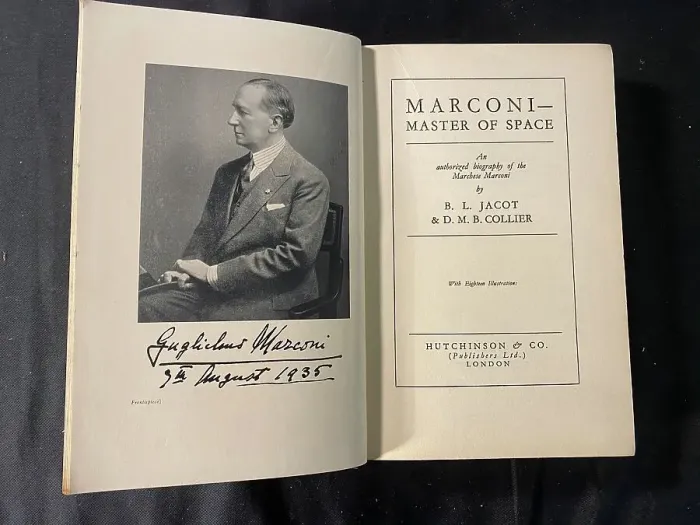 Framed Print : Marconi - Master of Space, first edition biography Framed Print : Marconi - Master of Space, first edition biography