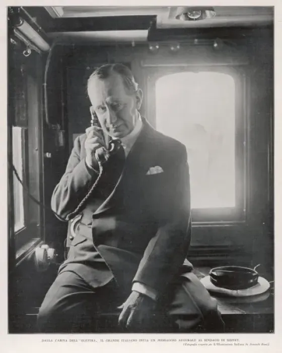 Framed Print : Marconi on Phone Framed Print : Marconi on Phone