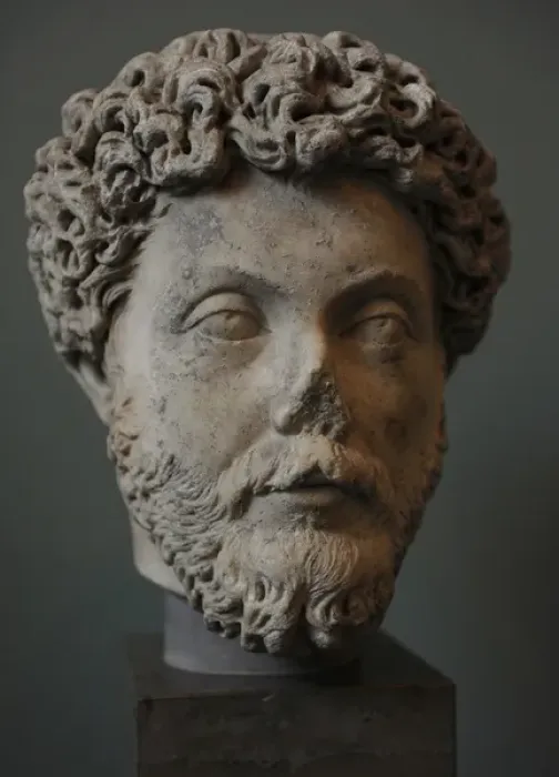 Framed Print : Marcus Aurelius (121-180 AD). Roman emperor. Carlsberg Glypt Framed Print : Marcus Aurelius (121-180 AD). Roman emperor. Carlsberg Glypt
