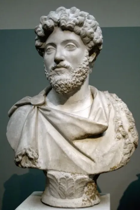 Framed Print : Marcus Aurelius (121-180 AD). Roman emperor (161-180). Bust Framed Print : Marcus Aurelius (121-180 AD). Roman emperor (161-180). Bust