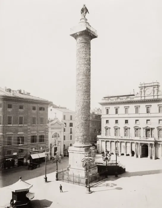 Framed Print : Marcus Aurelius Column, Rome, Italy Framed Print : Marcus Aurelius Column, Rome, Italy