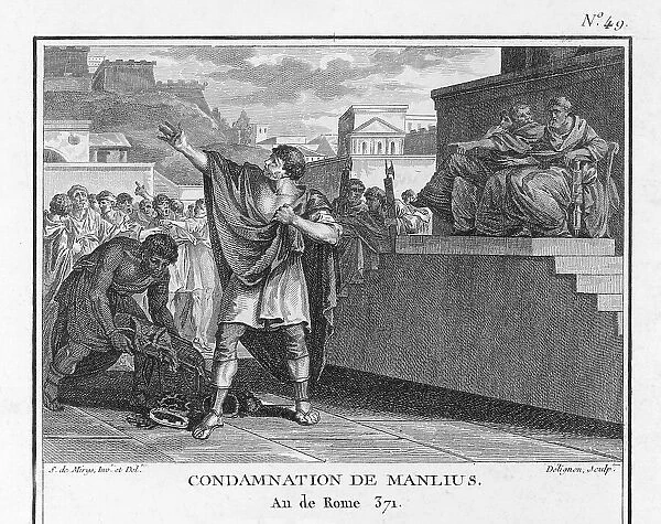 Marcus Manlius Capitolinus condemned to death