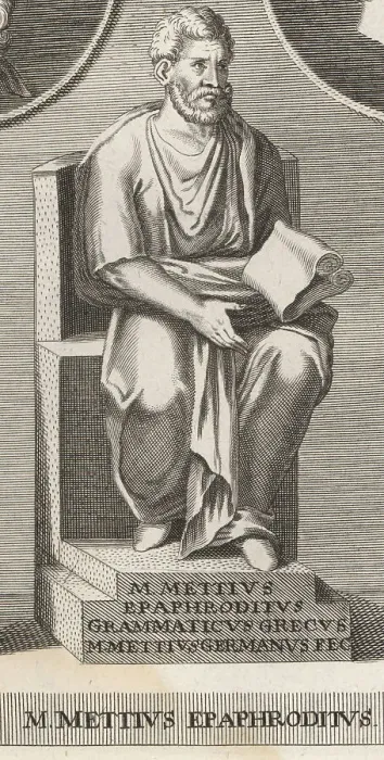 Framed Print : Marcus Mettius Epaphroditus, Ancient Greek grammarian Framed Print : Marcus Mettius Epaphroditus, Ancient Greek grammarian