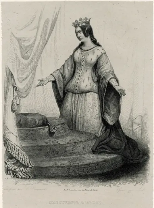 Framed Print : Margaret of Anjou (Mono) Framed Print : Margaret of Anjou (Mono)