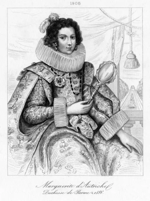 Framed Print : Margaret Austria / Parma Framed Print : Margaret Austria / Parma