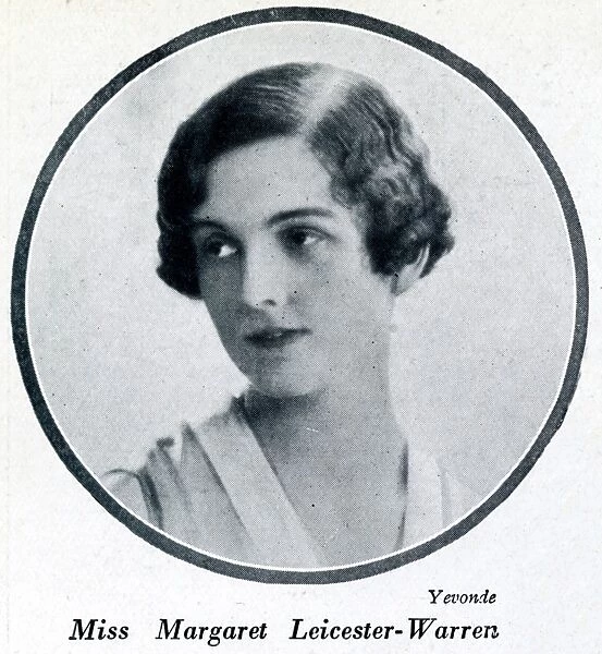 Margaret Leicester-Warren by Madame Yevonde