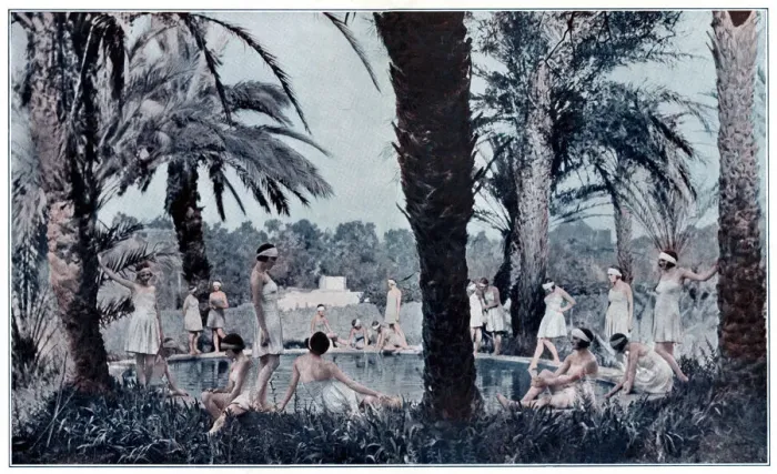 Framed Print : Margaret Morris dancers at Cap D Antibes Framed Print : Margaret Morris dancers at Cap D Antibes