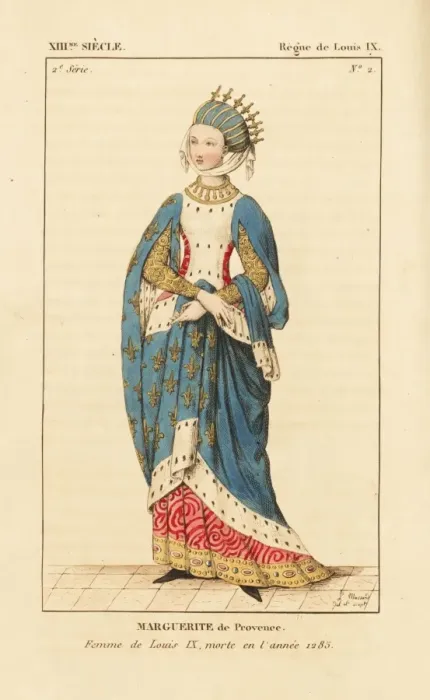 Framed Print : Margaret of Provence, consort of King Louis Framed Print : Margaret of Provence, consort of King Louis