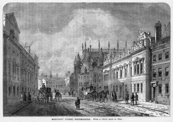 Framed Print : Margaret Street Framed Print : Margaret Street