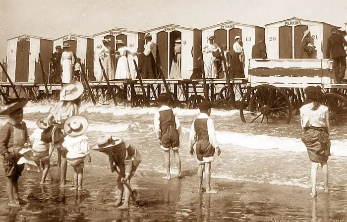 Framed Print : Margate Bathing machines Framed Print : Margate Bathing machines