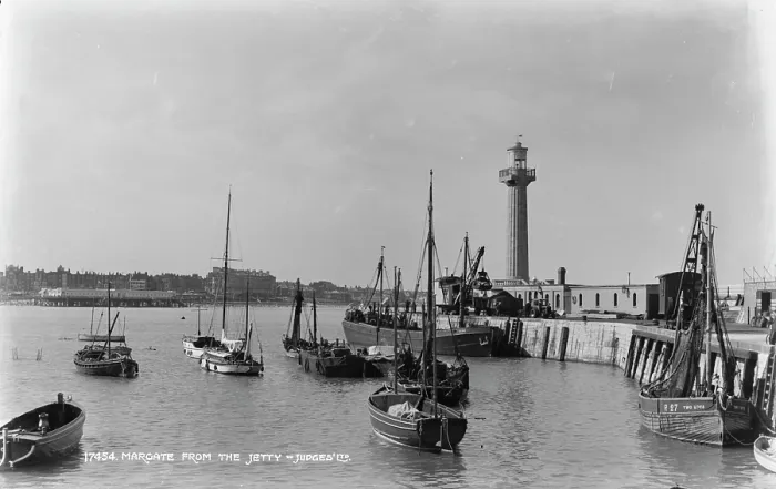 Framed Print : Margate from the Jetty