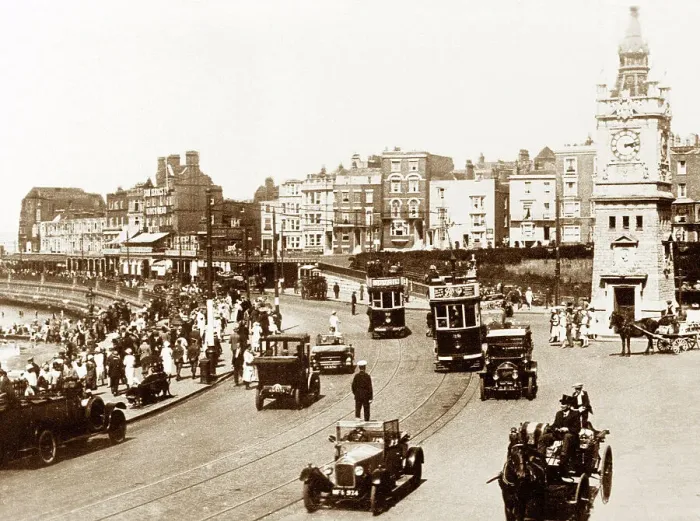Framed Print : Margate Marine Terrace probably 1920s Framed Print : Margate Marine Terrace probably 1920s