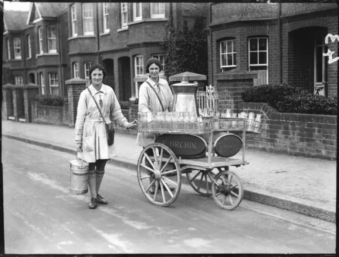 Framed Print : Margate Milkmaids Framed Print : Margate Milkmaids