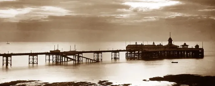 Framed Print : Margate Pier Victorian period Framed Print : Margate Pier Victorian period