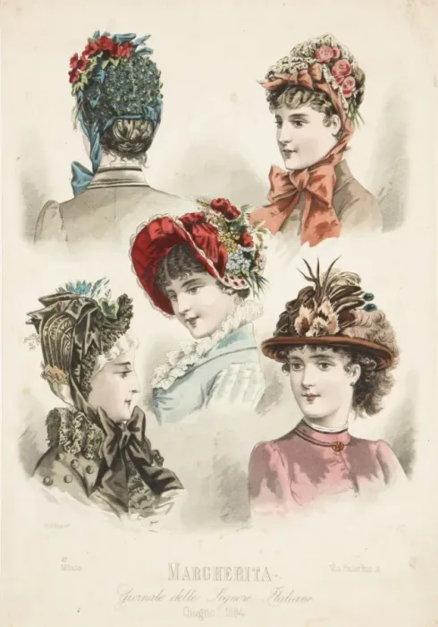 Framed Print : Margherita hats Framed Print : Margherita hats