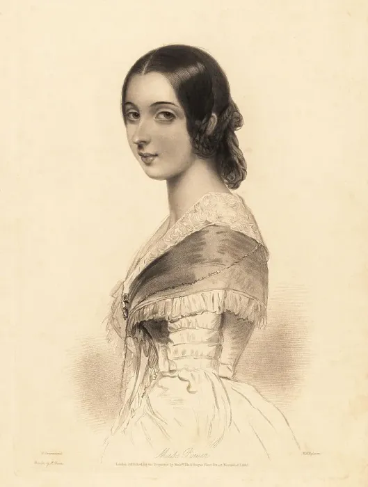 Framed Print : Marguerite Agnes Power, writer, c.1815-1867 Framed Print : Marguerite Agnes Power, writer, c.1815-1867