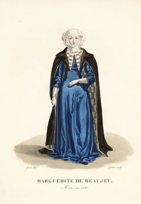 Framed Print : Marguerite de Beaujeu, daughter of Edward Framed Print : Marguerite de Beaujeu, daughter of Edward