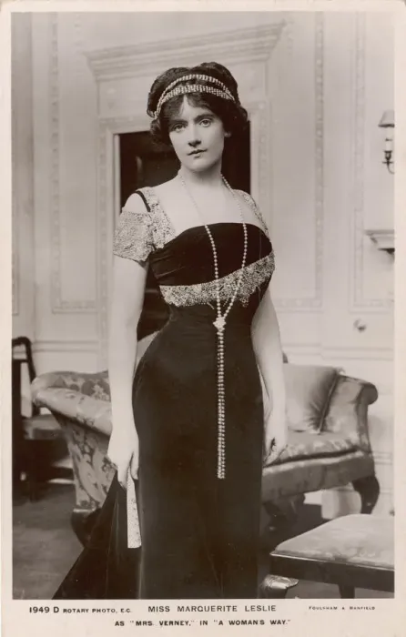 Framed Print : Marguerite Leslie C1908 Framed Print : Marguerite Leslie C1908