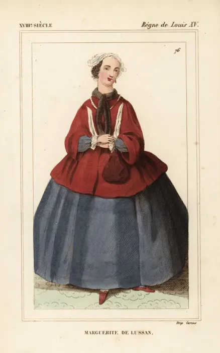 Framed Print : Marguerite de Lussan, writer and historical Framed Print : Marguerite de Lussan, writer and historical