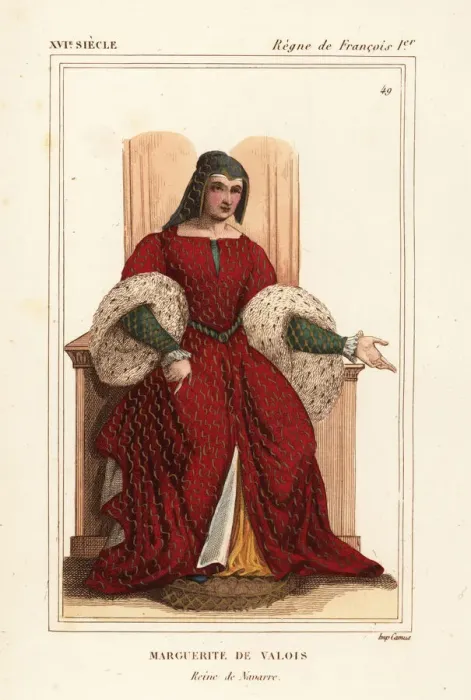 Framed Print : Marguerite de Valois, Queen of Navarre 1492-1549 Framed Print : Marguerite de Valois, Queen of Navarre 1492-1549