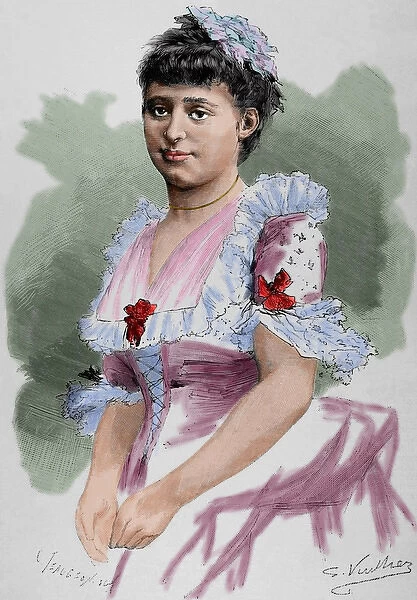 Maria Heilbronn (19th century). French comic opera singer. E