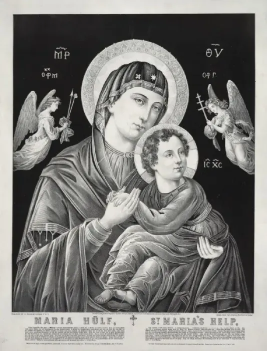 Framed Print : Maria Hulf, St. Marias help Framed Print : Maria Hulf, St. Marias help