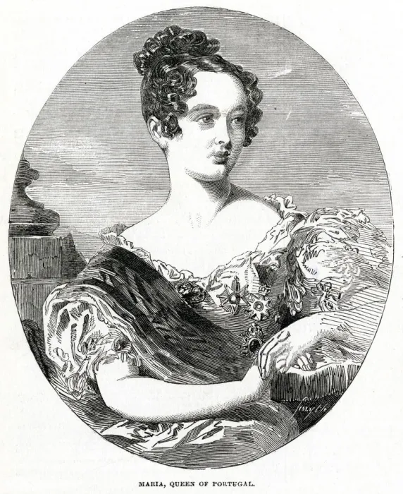 Framed Print : Maria II of Portugal