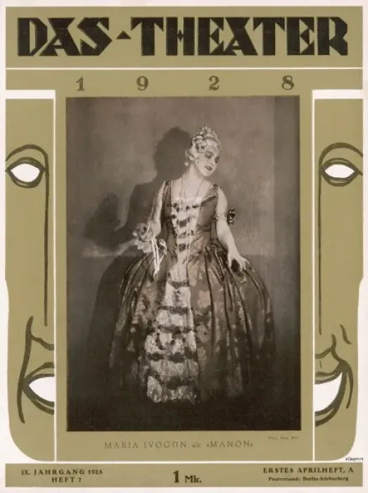 Framed Print : Maria Ivogun, as Manon Framed Print : Maria Ivogun, as Manon