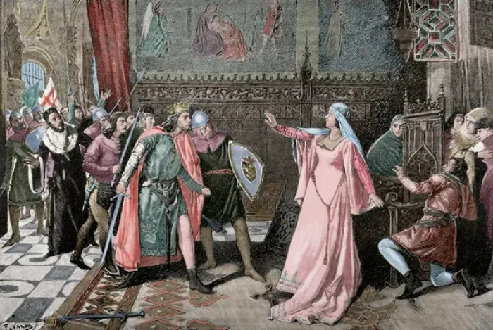 Framed Print : Maria de Molina (1265-1321). Wife of Sancho IV of Castille Framed Print : Maria de Molina (1265-1321). Wife of Sancho IV of Castille