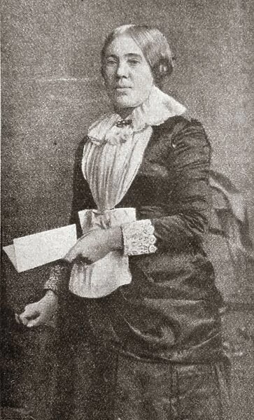 Maria Rye. A portrait of Maria Rye (1829-1903) who became well known for
