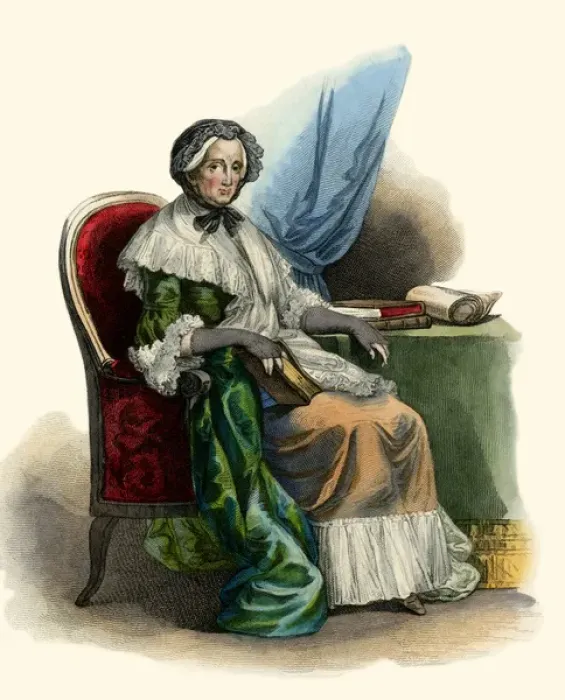 Framed Print : Maria Theresa Geoffrin Framed Print : Maria Theresa Geoffrin