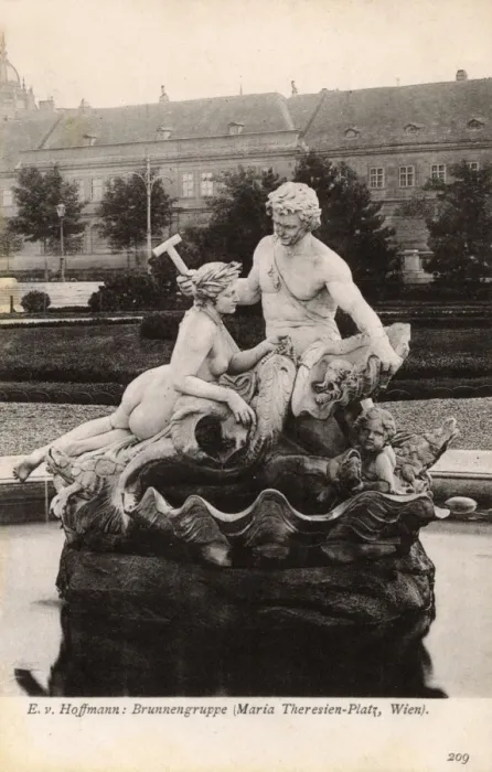 Framed Print : Maria Theresien-Platz, Vienna, Austria - Tritons and Naiads Framed Print : Maria Theresien-Platz, Vienna, Austria - Tritons and Naiads