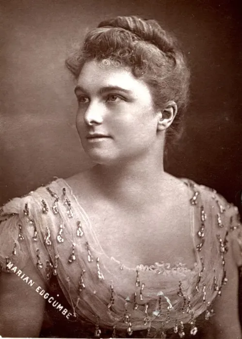 Framed Print : Marian Edgcumbe, Victorian actress Framed Print : Marian Edgcumbe, Victorian actress