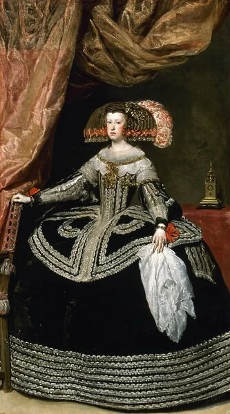 Mariana of Austria (1634-1696). Queen of Spain (1649-1665) a