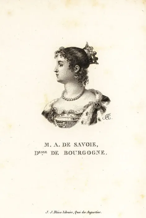 Framed Print : Marie Adelaide of Savoy, 1685-1712 Framed Print : Marie Adelaide of Savoy, 1685-1712