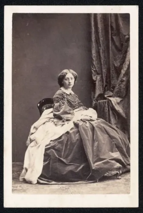 Framed Print : Marie Amalie / Baden Cdv Framed Print : Marie Amalie / Baden Cdv