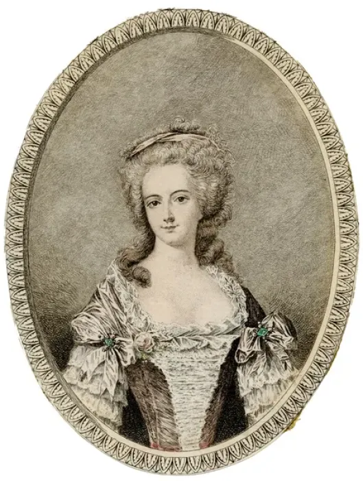 Framed Print : Marie Antoinette / Anon Framed Print : Marie Antoinette / Anon