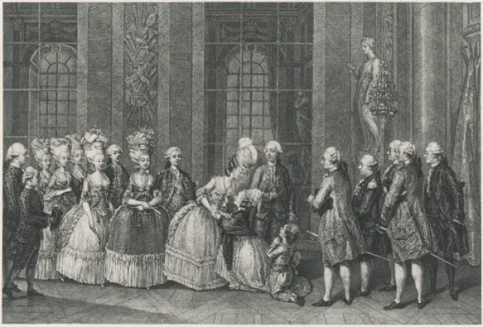 Framed Print : Marie Antoinette & Kids