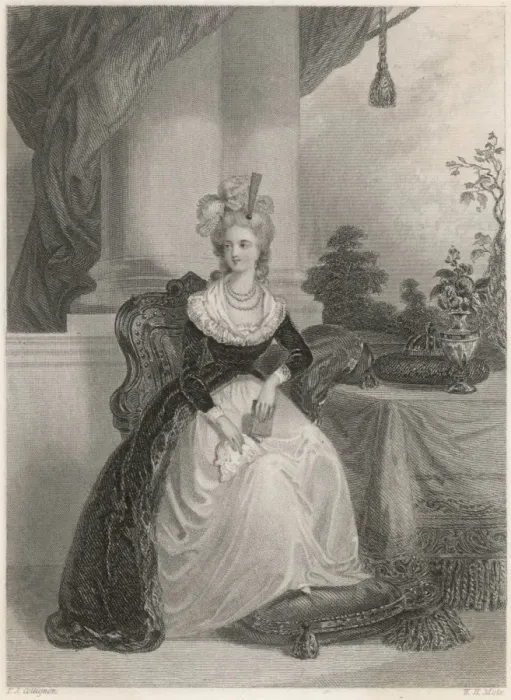 Framed Print : Marie Antoinette Reads Framed Print : Marie Antoinette Reads