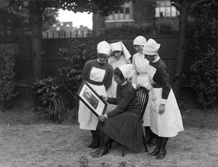 Framed Print : Marie Curie Nurses Framed Print : Marie Curie Nurses