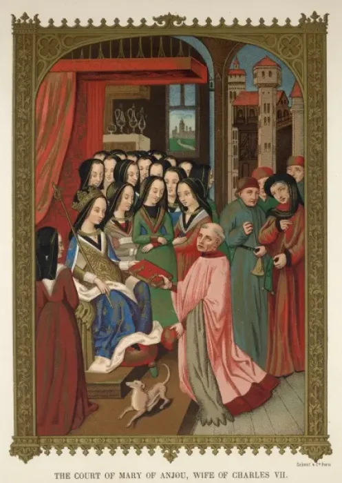 Framed Print : Marie D anjou / French Ms Framed Print : Marie D anjou / French Ms