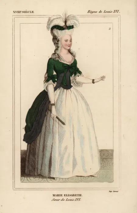 Framed Print : Marie Elisabeth, sister of King Louis XVI Framed Print : Marie Elisabeth, sister of King Louis XVI