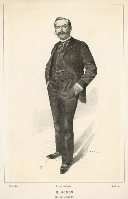 Framed Print : MARIE-FRANCOIS GORON French police chief, whose memoirs provide valuable documentation. Date: 1847 - 1933 Framed Print : MARIE-FRANCOIS GORON French police chief, whose memoirs provide valuable documentation. Date: 1847 - 1933