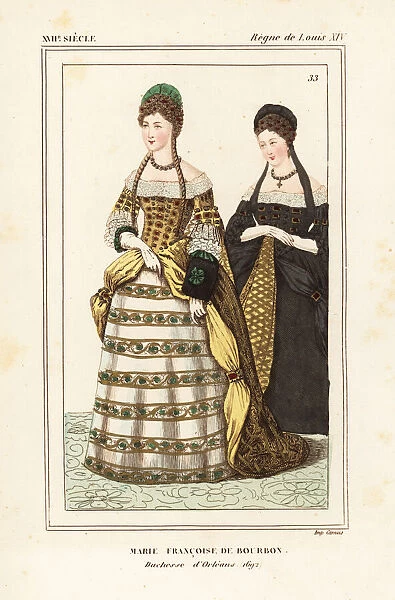 Marie Francoise de Bourbon and Louise-Francoise
