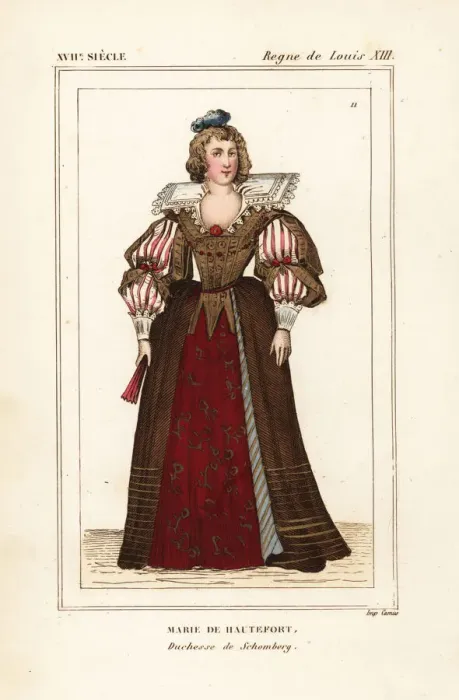 Framed Print : Marie de Hautefort, Duchesse de Schomberg Framed Print : Marie de Hautefort, Duchesse de Schomberg