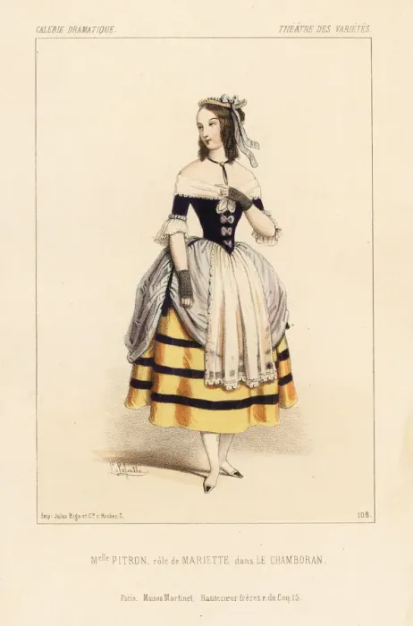 Framed Print : Marie Julie Pitron as Mariette in Le Chamboran, 1844 Framed Print : Marie Julie Pitron as Mariette in Le Chamboran, 1844