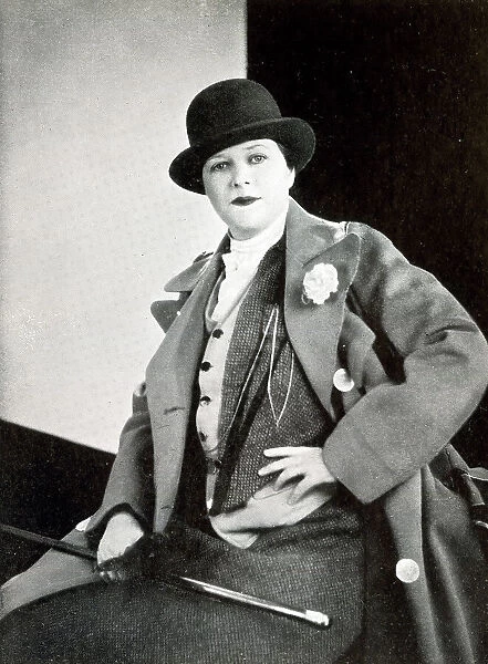 Marie Lohr as Georgina Tidman in Pinero's Dandy Dick
