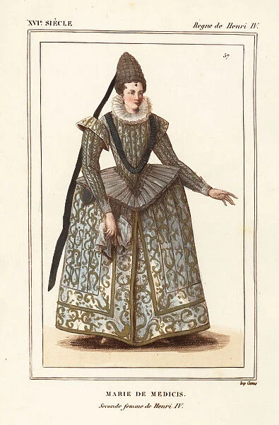 Marie de Medici, second wife of King Henry IV of France