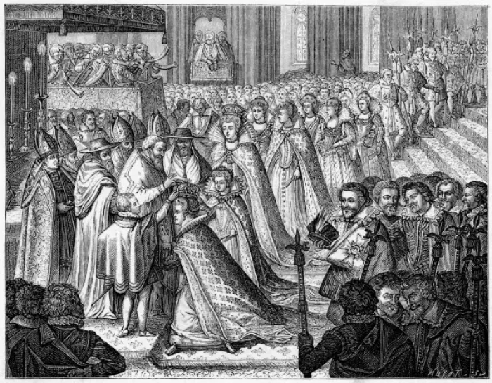 Framed Print : Marie De Medicis Crowned Framed Print : Marie De Medicis Crowned