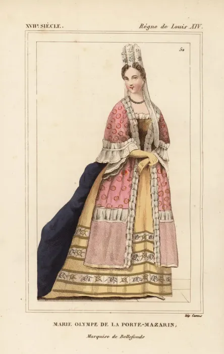 Framed Print : Marie Olympe de la Porte-Mazarin, Marquise Framed Print : Marie Olympe de la Porte-Mazarin, Marquise